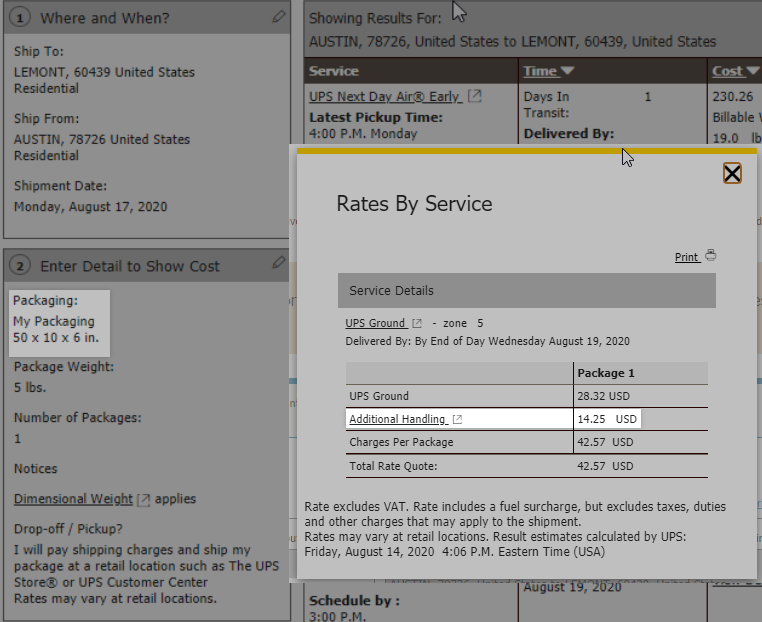 Troubleshooting Real Time Shipping Quotes